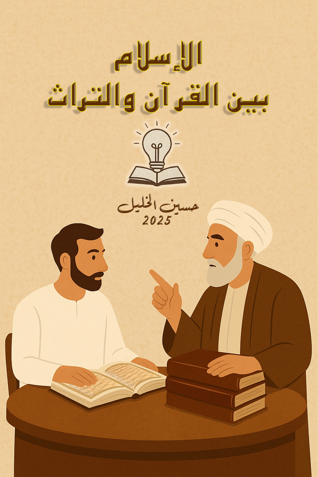 غلاف كتاب الإسلام بين القرآن والتراث 